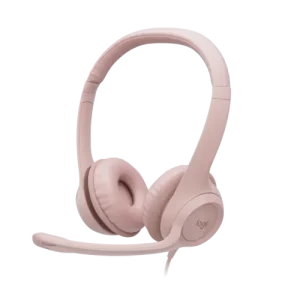 Logitech H390 Stereo USB Headset Rose with Microphone